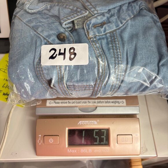 Cheyenne River Vintage Mens Denim Button-Up Shirt M 100% Cotton Long Sleeve - Picture 5 of 5